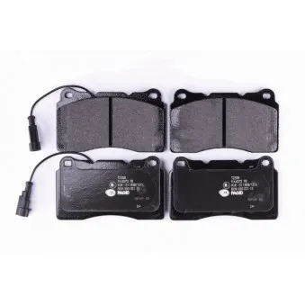 Jeu de 4 plaquettes de frein avant HELLA OEM 77366389