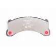 HELLA 8DB 355 021-191 - Jeu de 4 plaquettes de frein avant