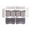 HELLA 8DB 355 021-211 - Jeu de 4 plaquettes de frein avant