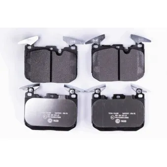 Jeu de 4 plaquettes de frein avant HELLA OEM 34116850850