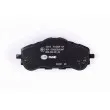 HELLA 8DB 355 021-321 - Jeu de 4 plaquettes de frein avant