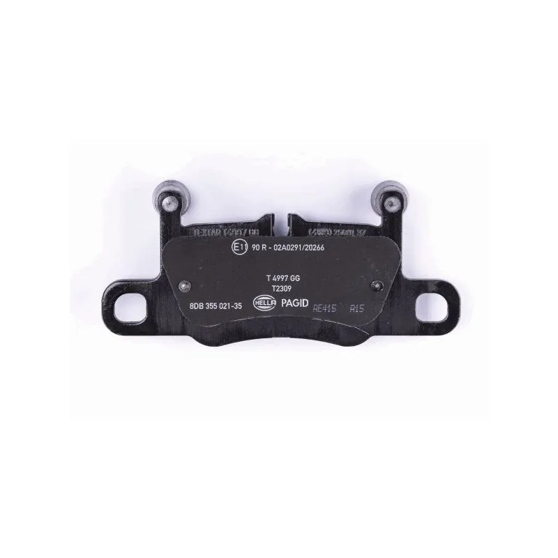 Jeu de 4 plaquettes de frein arrière HELLA 8DB 355 021-351 - Visuel 2