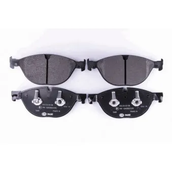 Jeu de 4 plaquettes de frein avant HELLA OEM T2R7248