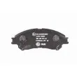 HELLA 8DB 355 021-461 - Jeu de 4 plaquettes de frein avant