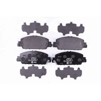 Jeu de 4 plaquettes de frein avant HELLA OEM 45022t6aj00