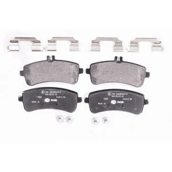 Jeu de 4 plaquettes de frein arrière HELLA OEM 0084201120