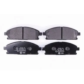 Jeu de 4 plaquettes de frein avant HELLA OEM D10608H71A