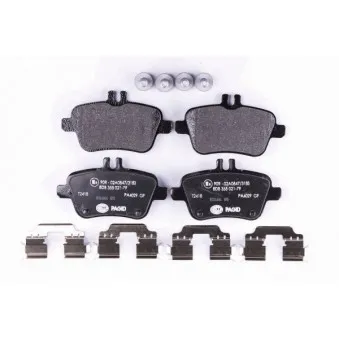 Jeu de 4 plaquettes de frein arrière HELLA OEM 440605DA0B