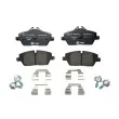 HELLA 8DB 355 021-881 - Jeu de 4 plaquettes de frein avant