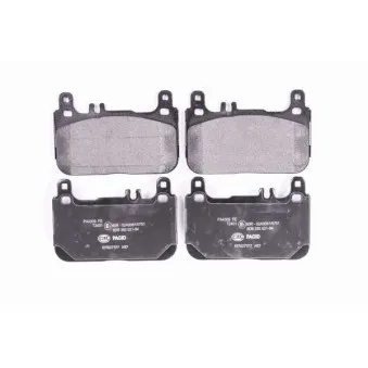 Jeu de 4 plaquettes de frein avant HELLA OEM A0064209620