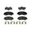 HELLA 8DB 355 023-001 - Jeu de 4 plaquettes de frein avant