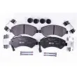 HELLA 8DB 355 023-011 - Jeu de 4 plaquettes de frein avant