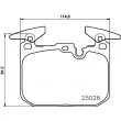 HELLA 8DB 355 023-141 - Jeu de 4 plaquettes de frein avant
