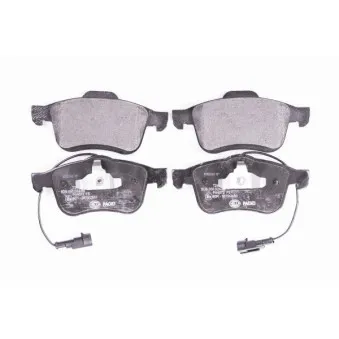 Jeu de 4 plaquettes de frein avant HELLA OEM 1605293