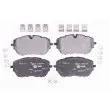 HELLA 8DB 355 024-731 - Jeu de 4 plaquettes de frein avant