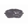 HELLA 8DB 355 024-731 - Jeu de 4 plaquettes de frein avant