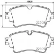 HELLA 8DB 355 024-791 - Jeu de 4 plaquettes de frein arrière