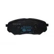 HELLA 8DB 355 024-901 - Jeu de 4 plaquettes de frein avant