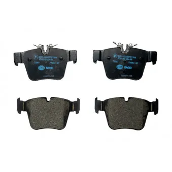 Jeu de 4 plaquettes de frein arrière HELLA OEM A0004205900