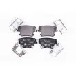 HELLA 8DB 355 025-051 - Jeu de 4 plaquettes de frein arrière