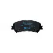 HELLA 8DB 355 025-081 - Jeu de 4 plaquettes de frein avant