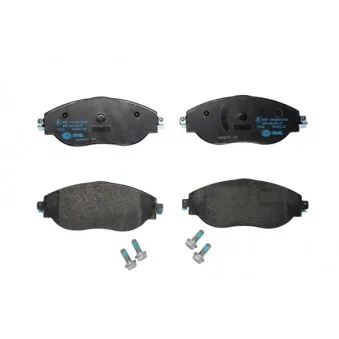 Jeu de 4 plaquettes de frein avant HELLA OEM 5Q0698151AK