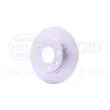 HELLA 8DD 355 100-841 - Jeu de 2 disques de frein avant