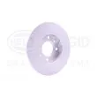 HELLA 8DD 355 100-841 - Jeu de 2 disques de frein avant