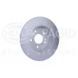 HELLA 8DD 355 101-011 - Jeu de 2 disques de frein arrière