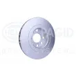 HELLA 8DD 355 101-501 - Jeu de 2 disques de frein avant