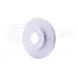 HELLA 8DD 355 101-801 - Jeu de 2 disques de frein avant