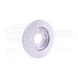 HELLA 8DD 355 101-801 - Jeu de 2 disques de frein avant
