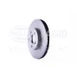 HELLA 8DD 355 104-891 - Jeu de 2 disques de frein avant
