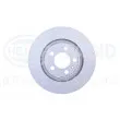 HELLA 8DD 355 105-381 - Jeu de 2 disques de frein avant