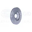 HELLA 8DD 355 106-051 - Jeu de 2 disques de frein avant