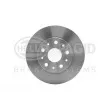 Jeu de 2 disques de frein arrière HELLA [8DD 355 106-381]