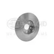 HELLA 8DD 355 106-381 - Jeu de 2 disques de frein arrière