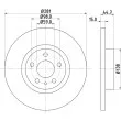HELLA 8DD 355 106-451 - Jeu de 2 disques de frein avant