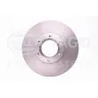 HELLA 8DD 355 106-611 - Jeu de 2 disques de frein avant