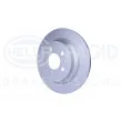 HELLA 8DD 355 107-091 - Jeu de 2 disques de frein arrière