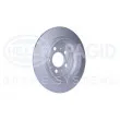 HELLA 8DD 355 107-091 - Jeu de 2 disques de frein arrière