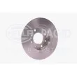 HELLA 8DD 355 107-371 - Jeu de 2 disques de frein arrière