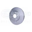 HELLA 8DD 355 107-501 - Jeu de 2 disques de frein avant