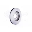 HELLA 8DD 355 107-891 - Jeu de 2 disques de frein avant