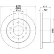 HELLA 8DD 355 108-981 - Jeu de 2 disques de frein arrière