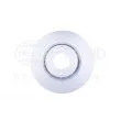 HELLA 8DD 355 109-781 - Disque de frein avant droit