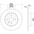 HELLA 8DD 355 110-271 - Jeu de 2 disques de frein arrière