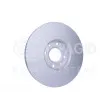 HELLA 8DD 355 111-321 - Jeu de 2 disques de frein avant