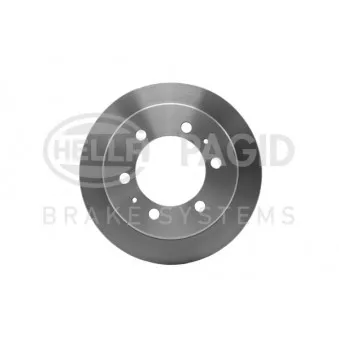 Jeu de 2 disques de frein arrière HELLA OEM 4840105110