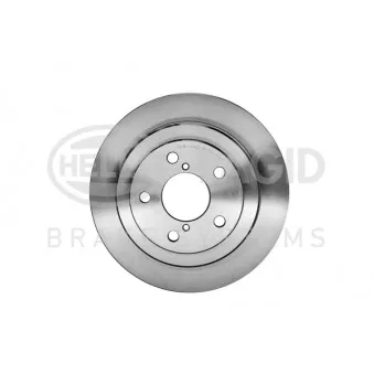 Jeu de 2 disques de frein arrière HELLA 8DD 355 112-341 pour SUBARU IMPREZA 2.0 Turbo GT AWD - 218cv